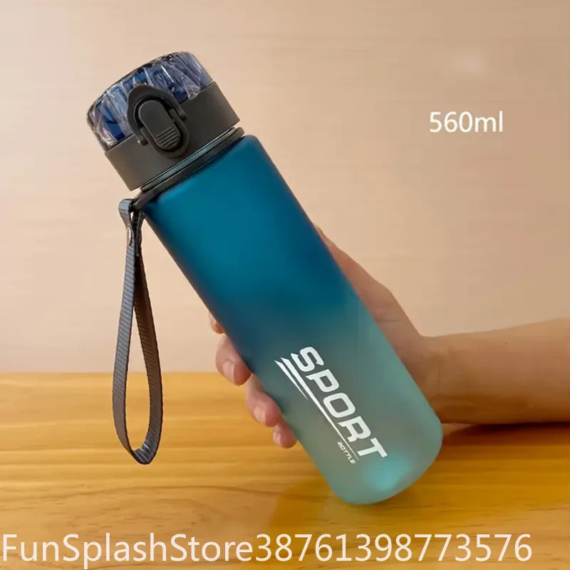 BPA Free Leak Proof Sports Water Bottle High Quality Portable Drink Bottle 400ml 560ml For Hiking Tour Outdoor