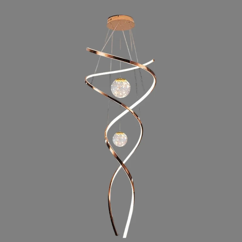 Home Decoration - Hall Chandelier - Staircase Chandelier - Indoor Lighting Fixtures - Ceiling Lights - Exquisite Indoor Lighting