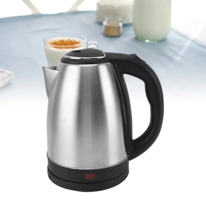 2L Fast Boiling Electric Kettle 2L Stainless Steel Water Heater Auto Shut Off Safety Cool Touch Handle for Home Office Tea