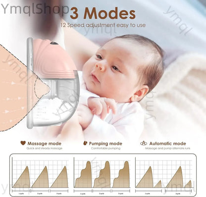 Smart S21 Portable Pumps Electric Breast Pump 1000mAh Battery Baby Silicone Breast Milk Extractor