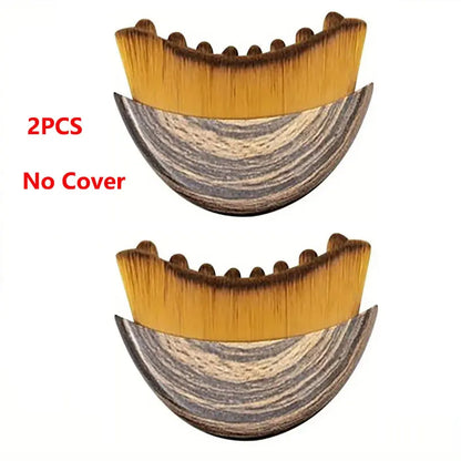 Lymphatic Contour Face Brush Chin&Jawline Dry Brushing Massager for Relieve Fatigue Chin Sculpture Ergonomically Designed