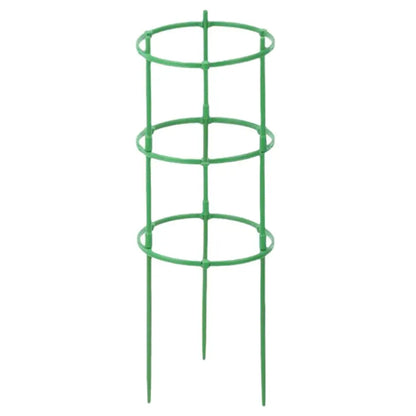 3 Layers Plant Support Plant Stakes Round Plant Support Ring Plastic Plant Cage Holder Flower Pot Climbing Trellis