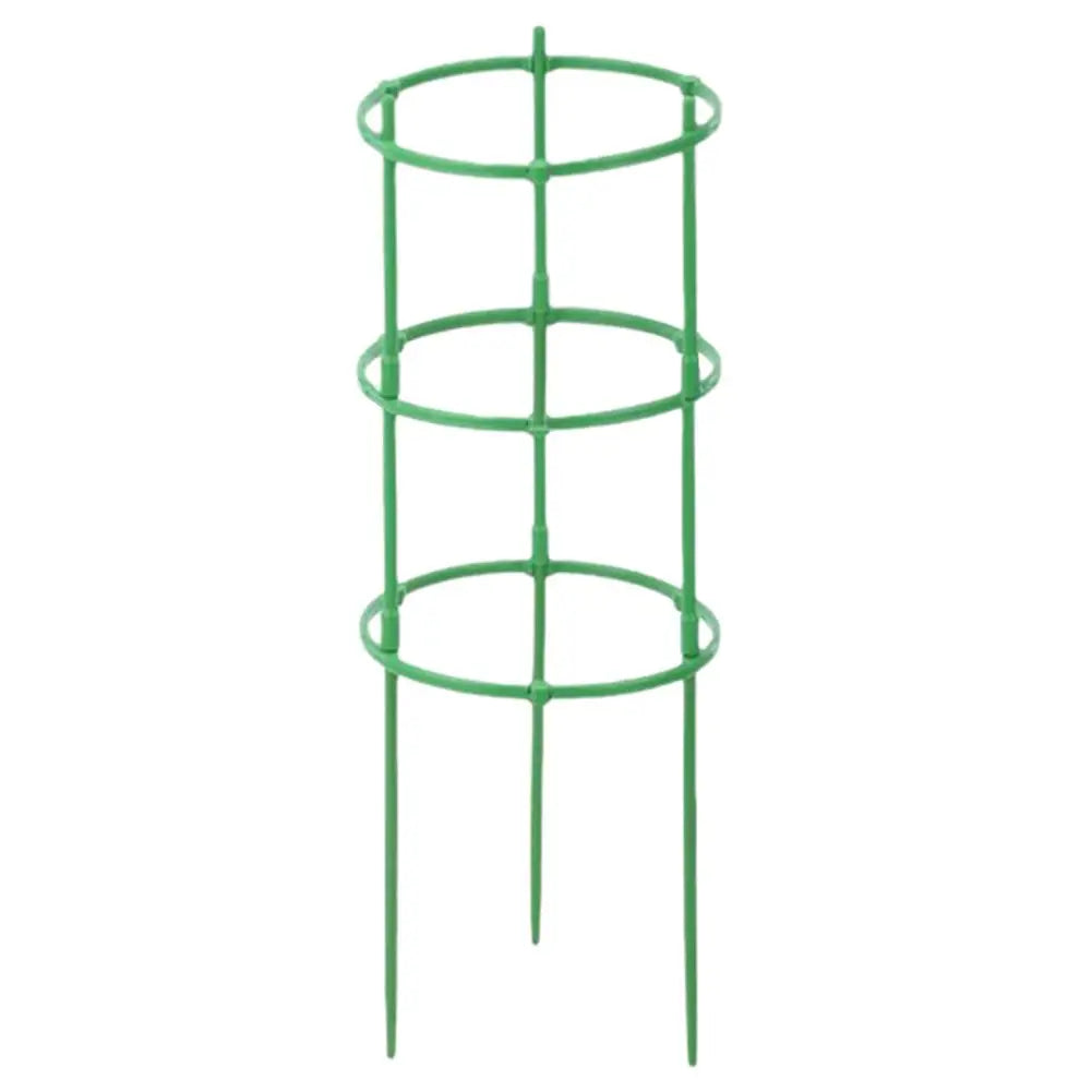 3 Layers Plant Support Plant Stakes Round Plant Support Ring Plastic Plant Cage Holder Flower Pot Climbing Trellis
