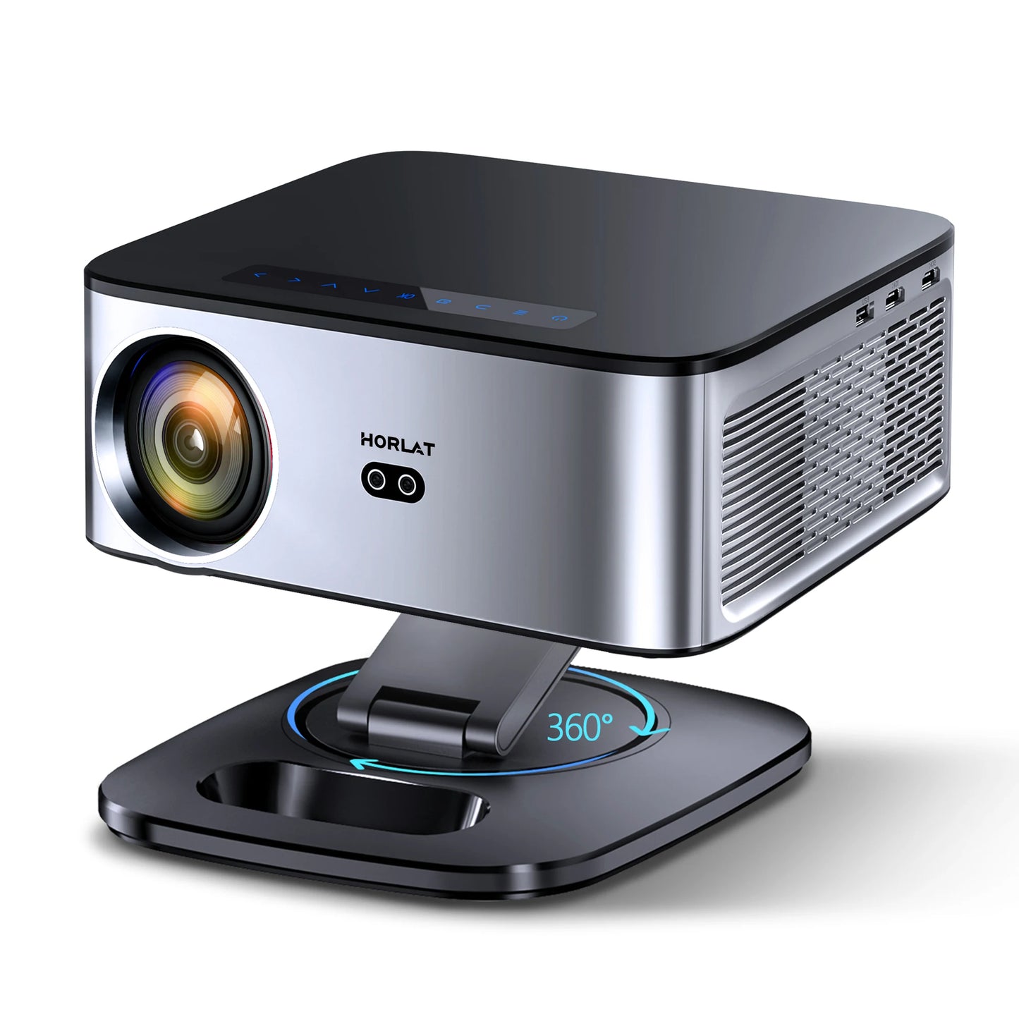 HORLAT T09MAX Google TV 4K Projector 40000Lumens WiFi6 BT5.2 Remote Auto Focus Native 1080P Full HD Home Theater Movie Projector