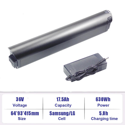 Removable Ebike Battery 48V 10.4Ah 14Ah Li-ion Battery 36V 13Ah for Vefreedom Cybervelo EK2 Pro URLIFE E26 Electric Bike