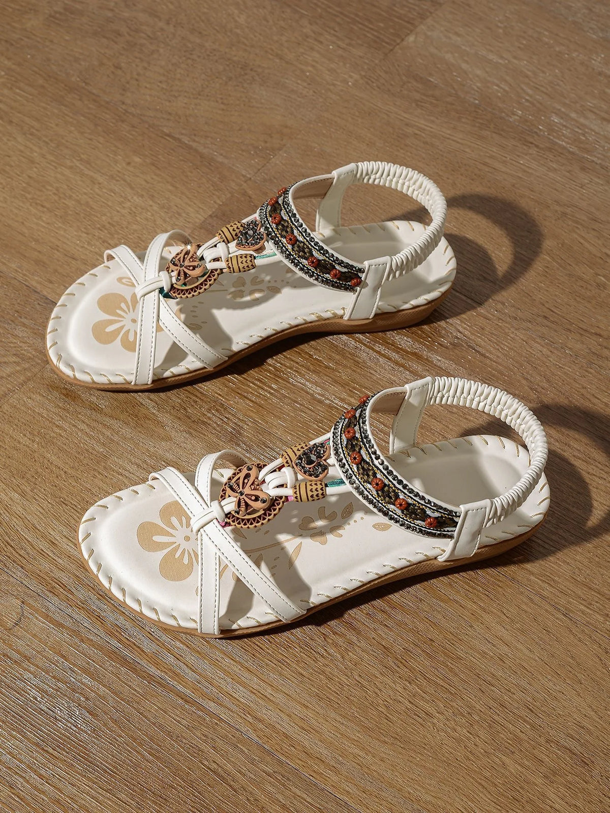Women's Sandals Bohemian Sandals Outdoor Soft Sole Beach Sandals Platform Lightweight Women Casual Shoes Flat Plus Size Sandal