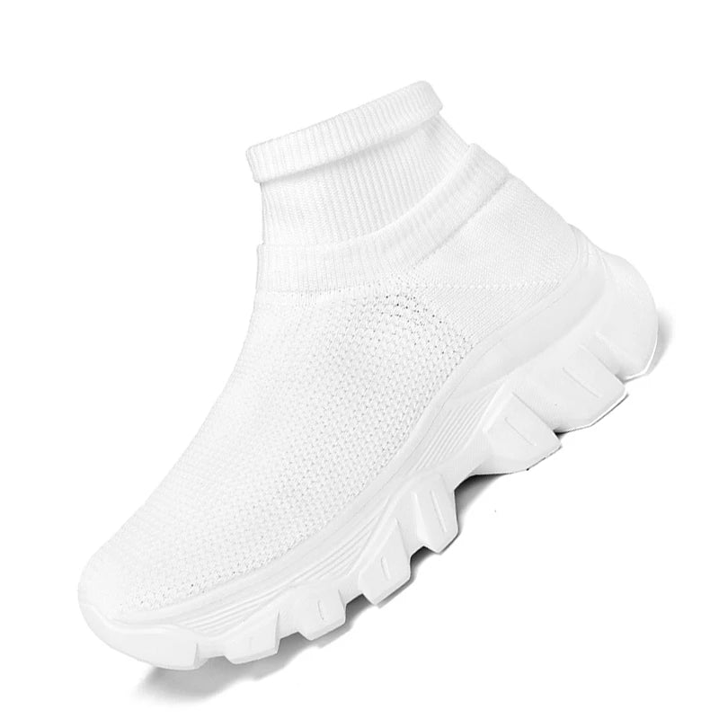 Women Shoes Men Brand Comfortable Sock Boots Non-slip Couple Ankle Boots Thick Soled Tenis Luxury Shoes Unisex Casual Sneakers