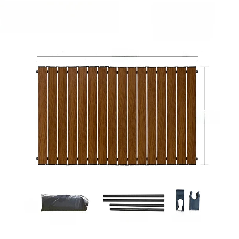 Outdoor Camping Table Board Portable Folding Picnic Tabletop Leisure Furniture Caravan Table Top Picnic Tabletop Roll up Table