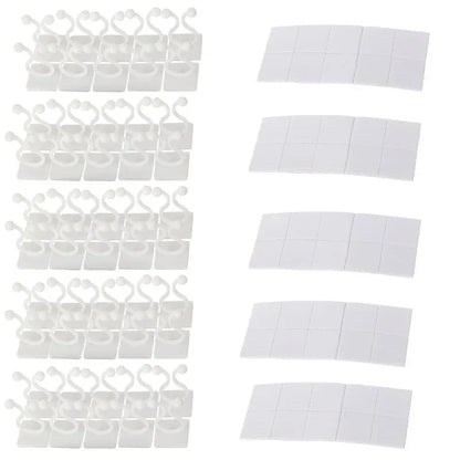 10/30/50pcs Home Garden Plant Climbing Wall Fixture Clips Rattan Vine Fixer Self-Adhesive Plant Climbing Wall Fixed Buckle Hook