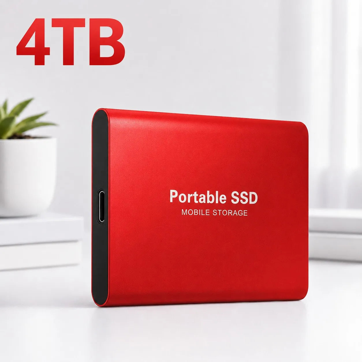 High Efficiency External Hard Disk Mobile Solid State Drive 1TB 2TB TPYE-C Storage Device For Data Backup