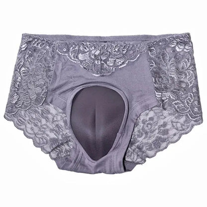 Panties For Men Camel Toe Underwear Hiding Gaff Briefs Sissy Lingerie Feminization Crossdressing Ultra-Thin Lace Underpants