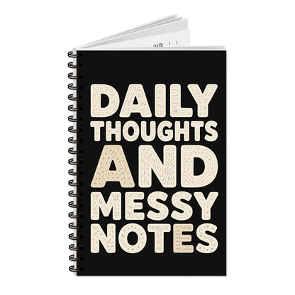 1pc, I am planning a revenge notebook, new work log, 50 sheets lined diary, stationery, black humor spiral notebook