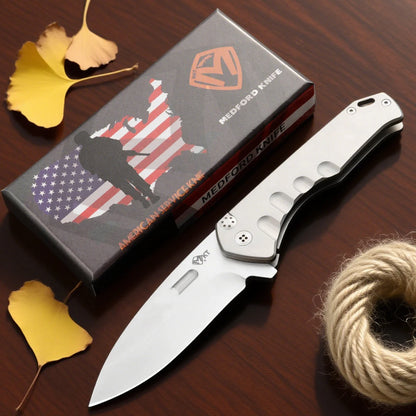 Medford - Heavy-duty Folding Knife, High-hardness D2 Blade, Portable Backpack Camping Travel Knife, Sharp Fruit Knife