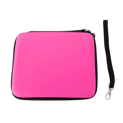 Console Travel Carrying Case Pouch Secure Game Console Carrying Case for 2DS with 8 Game Card Holders Protective Hard Shell