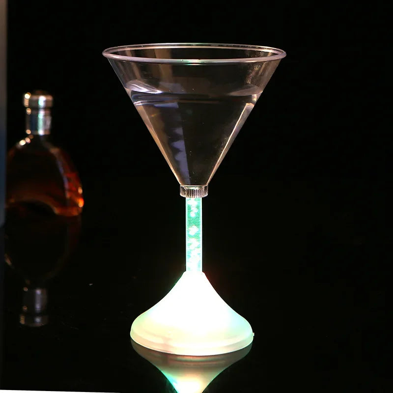 Flash Light Up Cups Sensor Shorts Glasses Fun Cup LED Drinking Blinking Barware for Bar Night Club Birthday Christmas Party