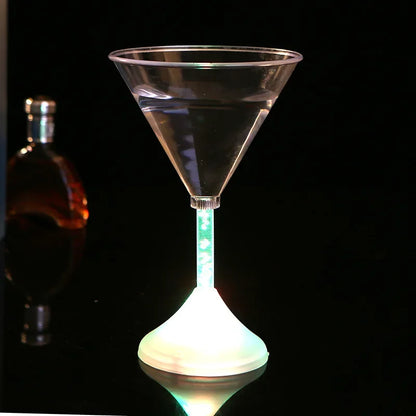 Flash Light Up Cups Sensor Shorts Glasses Fun Cup LED Drinking Blinking Barware for Bar Night Club Birthday Christmas Party