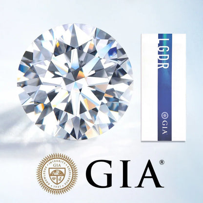 Mishang Jewelry With GIA IGI Certificate Round Lab Grown Diamonds 0.3ct 0.5ct 0.8ct 1ct 1.5ct 2ct 3ct Created Diamond Wholesales