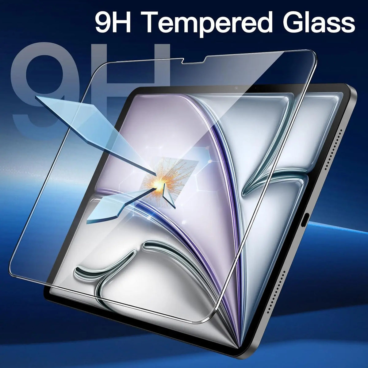 For iPad Air 11 2025 M3 Tempered Glass Screen Protector iPad 6th Gen 11" Tablet Proof Protective Film A3266 A3267 A3270