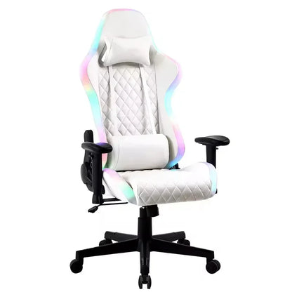 mComputer Ergonomic LED Lamp E-sports Chair Comfort Adjustable PU Leather Gaming Chair With Lights l