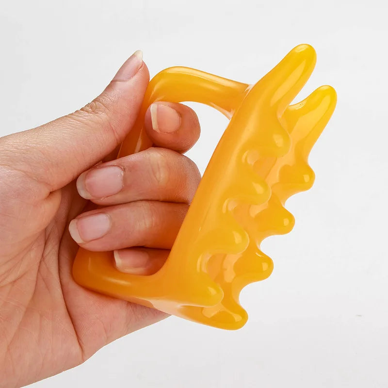 Handheld Face and Body Massager, Neck Shoulder Back Resin Massager, Guasha Tool, Relief Relax Body Massager - Mother's Day Gift