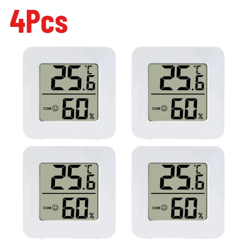 Digital Hygrometer Thermometer Indoor Thermometer Temperature Gauge Mini LCD Weather Station Sensor For Home Room Humidity Meter