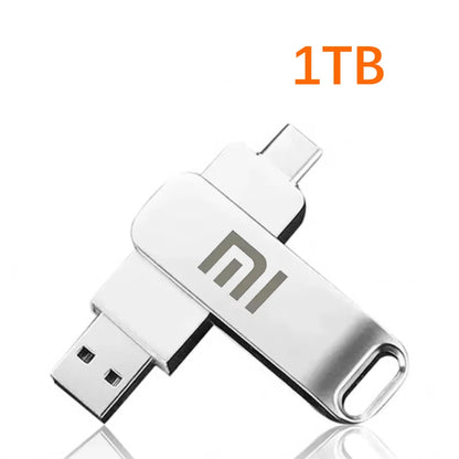 High Speed USB 3.0 Flash Drive 16TB Metal Pendrive U Disk 2TB OTG Memory Stick Portable USB For Xiaomi Laptop Digital Equipment