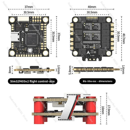FPV crossover drone flight control main board flying tower F405 Betaflight BF/INAV firmware can hover