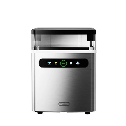 1.5L Table Top Automatic Ice Maker Stainless Steel WiFi Touchpad Control 15kg/24hrs Electric Portable Household