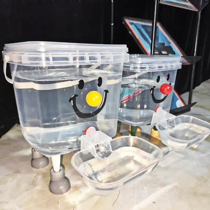 【1Set Large Capacity Pet Drinking Fountain 3/5/8/10L Cartoon Automatic Water Dispenser No-Electricity Auto Water Bowl】
