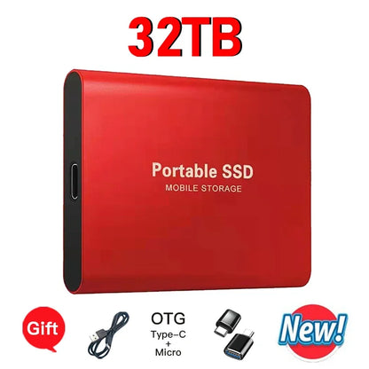 Reliable Brand 1TB External Hard Drive  Portable SSD  2TB 4TB  USB 3.1 High Speed Solid State Disk Data Storage