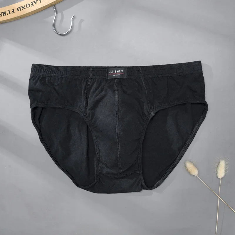 1PC Cotton Briefs Men's Comfortable Underpants Male Breathable Underwear Lingerie Panties Plue Size Xl -5XL