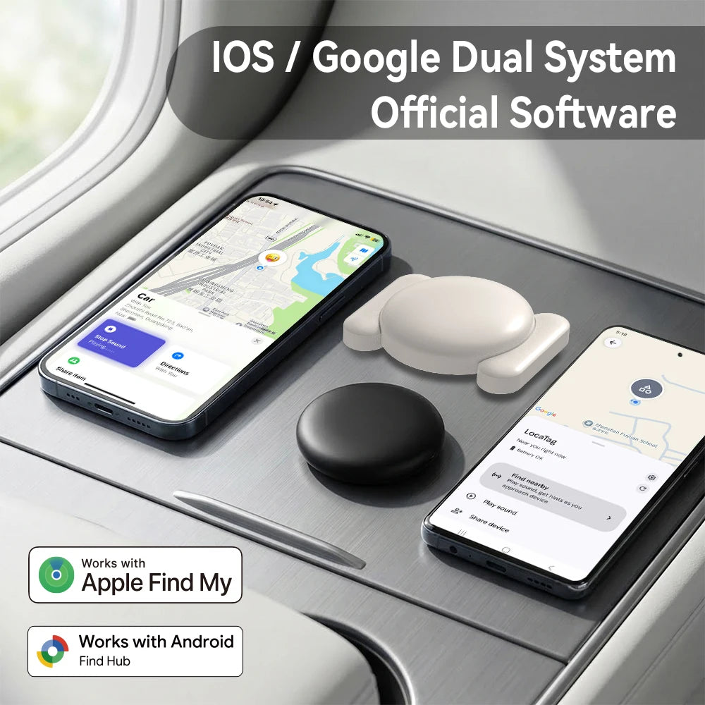 1/4-pack For Apple Find My/Google Find Hub Tracker Strong Magnetic Waterproof Anti-lost Finder Device For IOS/Google Smart Tag