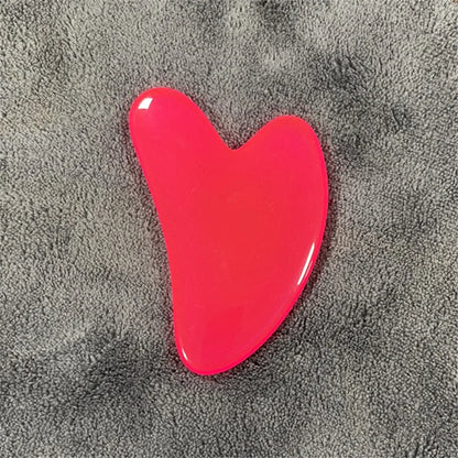 Heart Shape Face SPA Massage Facial Beauty Scraping Massage Face Massager Guasha Board Massager for Face Body Beauty Healty Tool