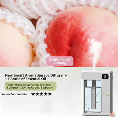 Aromatherapy Machine Air Freshener Six Adjustable Levels Long Battery Life Lasting Spreading Wider for Home Office Odor Removing