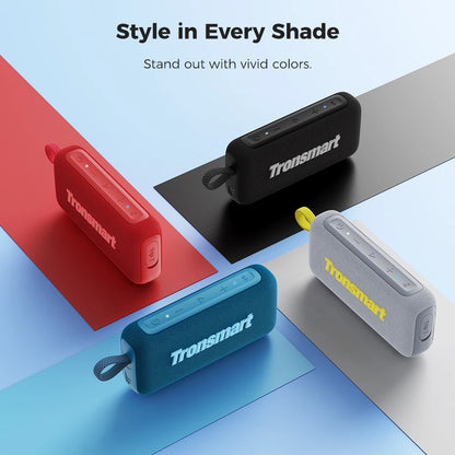 Tronsmart Trip 2 Speaker Wireless Bluetooth Portable Speaker with Enhanced Bass, IPX7 Waterproof, 20H Playtime,for Camping, Outdoor