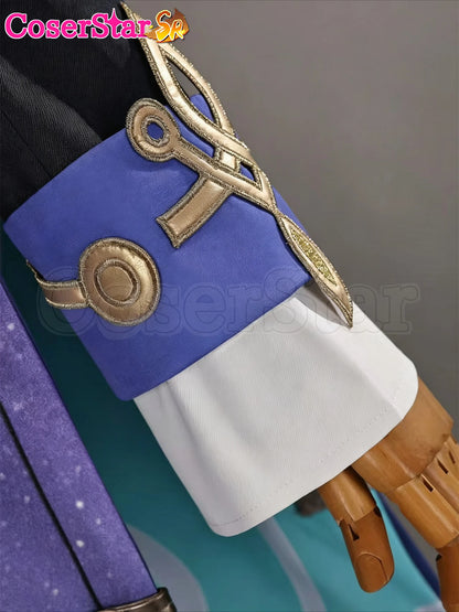 CoserStar-SR GenshinImpact Mitya Cosplay Costume Outfit Carnival Halloween Anime Game Role Play Uniform Wig Shoes