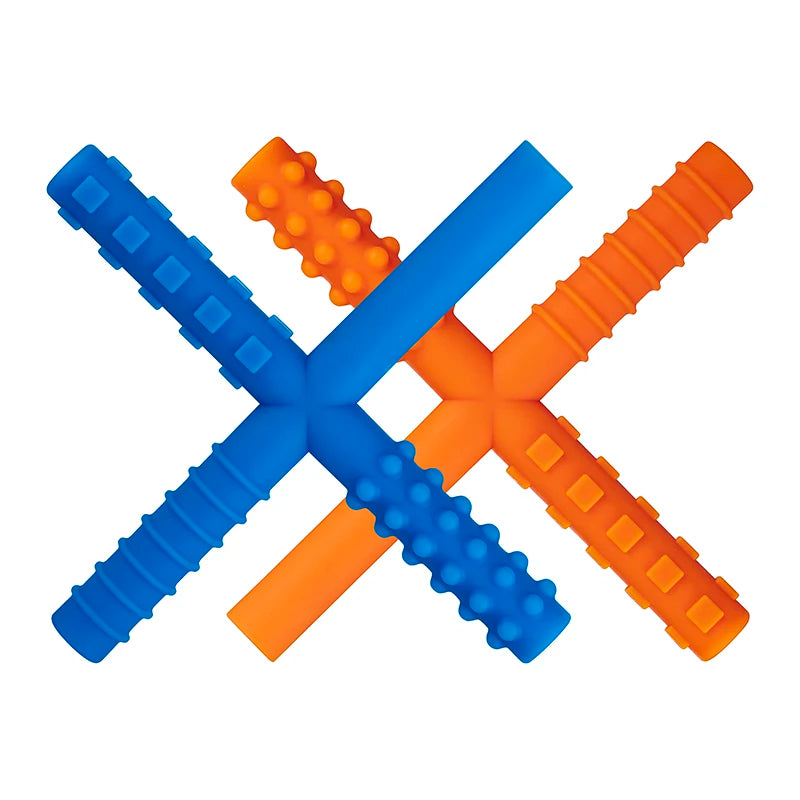 X Shape Teether Kids Speech Therapy Teeth Massager Adults Child Chewing Tool Muscle Rehabilitation Training