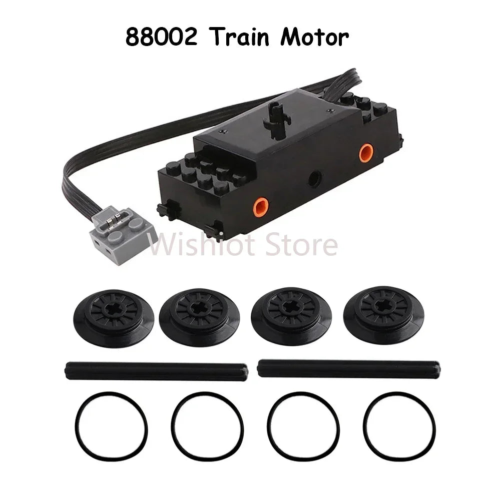 Legoeds-compatible MOC Technical Power Functions M Motor 8883 Modified Remote Control Power Group Train Lithium Battery Box 9686