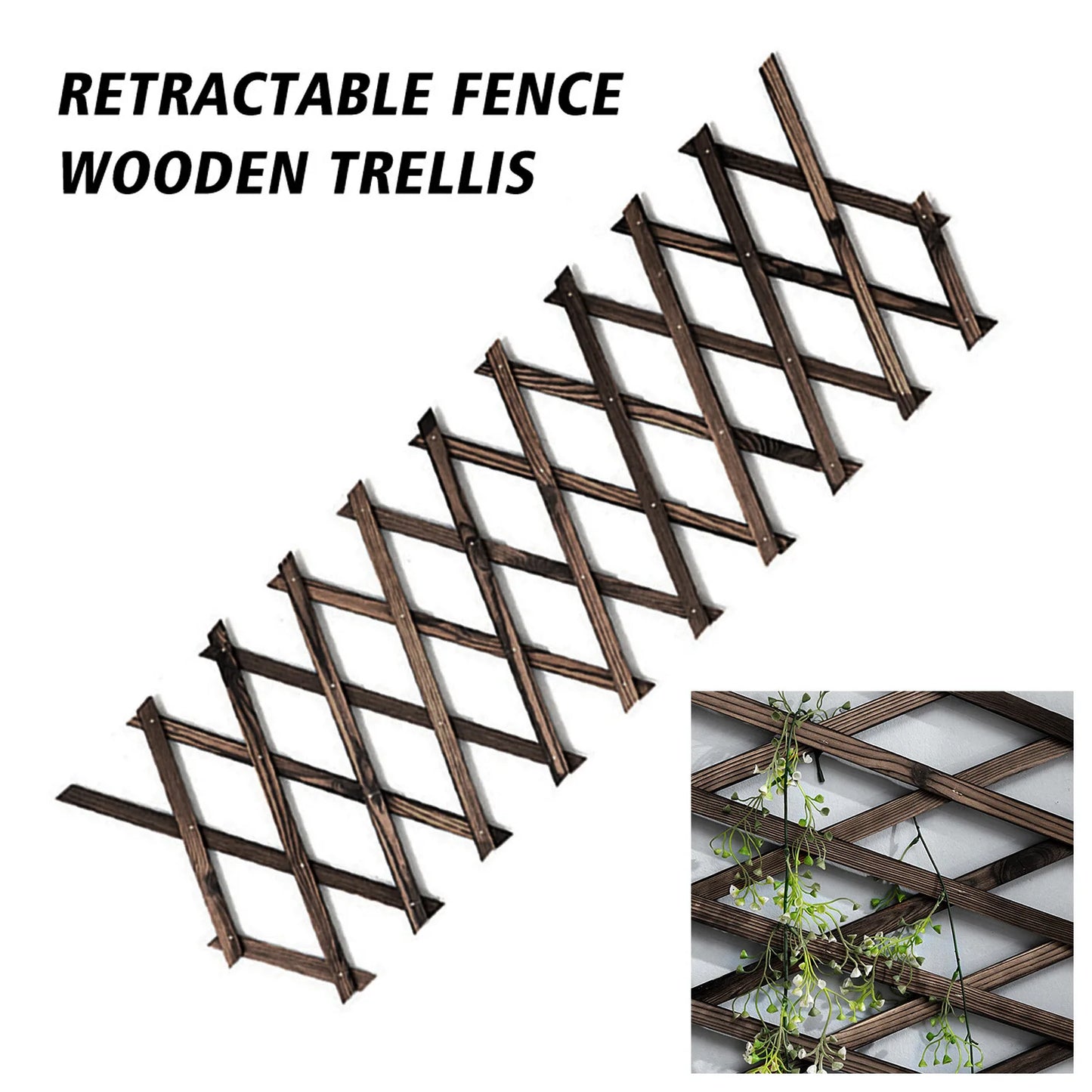 Expandable Plant Climb Hanging Frame Trellis Plant Support Fence Indoor Plant Vertical Rack Wall Decor For Room Patio Garden