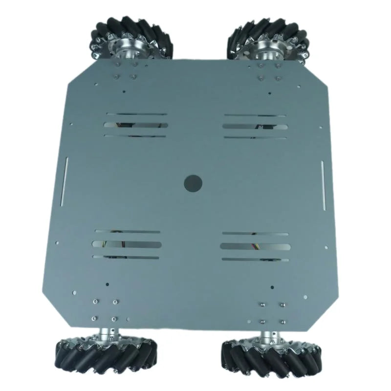 80Kg Load Robot Car Chassis With 152mm Metal Mecanum Wheel 24V Encoder Motor RC Tank Car for Arduino Programmable Robot DIY Kit
