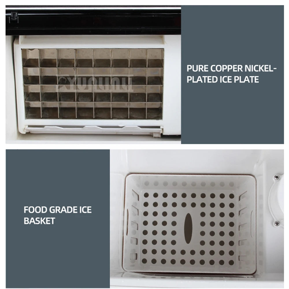 Automatic Commercial Ice Maker Crusher Portable Electric Ice Machine Iijsklontjes Snow Maker Machine