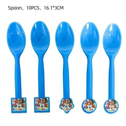 Cocomelon Balloon JJ Melon Watermelon Toy Happy Birthday Banner Party Decoration Backdrop Cake Topper JOJO Disposable Tableware