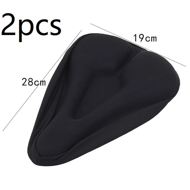 3D Soft Thickened Bicycle Seat Breathable Bicycle Saddle Seat Cover Comfortable Foam Seat Mountain Bike Cycling Pad CushionCover