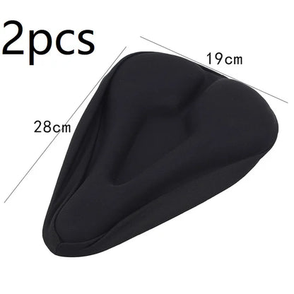 3D Soft Thickened Bicycle Seat Breathable Bicycle Saddle Seat Cover Comfortable Foam Seat Mountain Bike Cycling Pad CushionCover