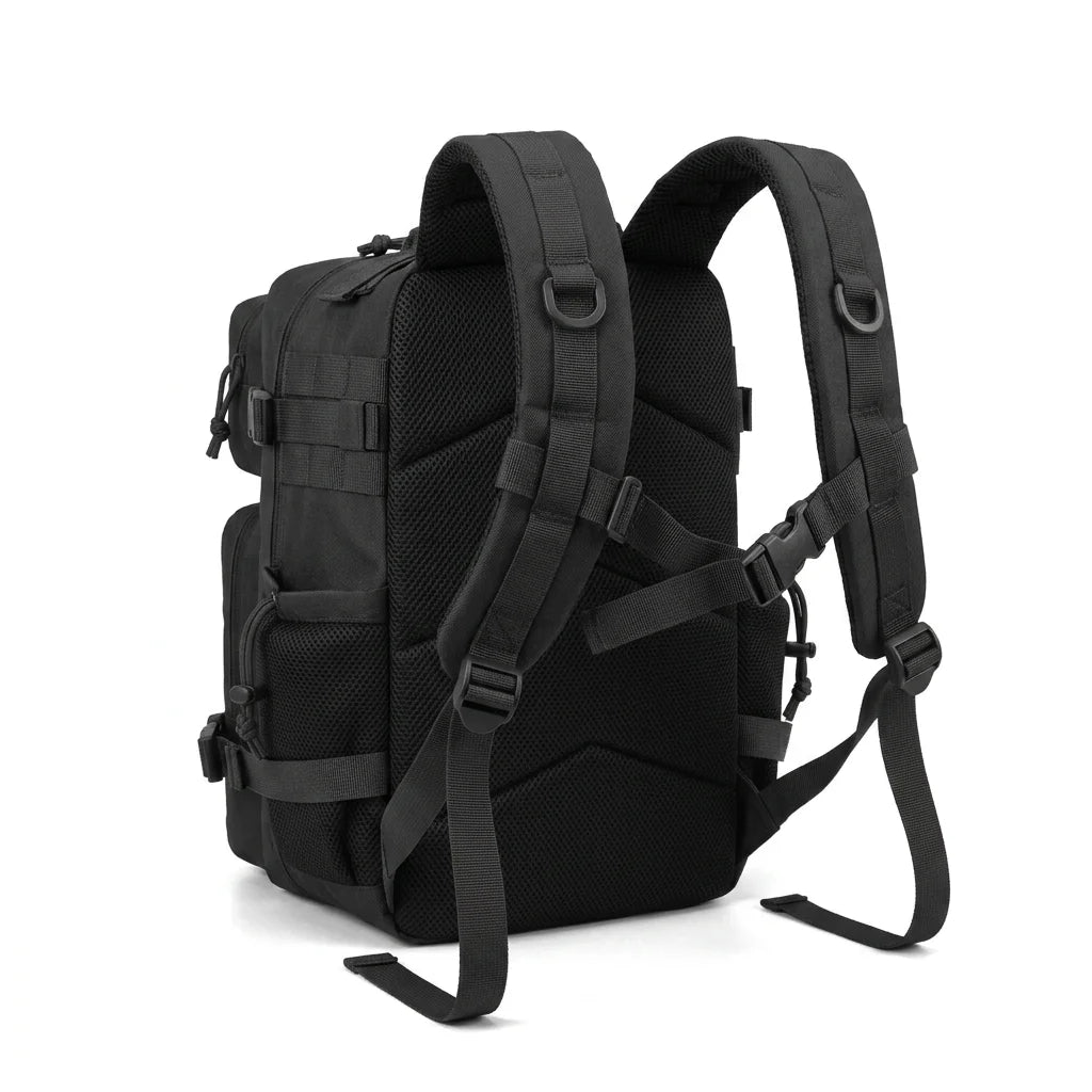 26L Tactical Backpack Men Women MOLLE Outdoor Survival Fitness Hiking Rucksack With Dual Double Cup Holders Camping Travel Daily Use Backpack