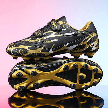 New Men Kids Football Boots Ultralight Boys Professional Soccer Shoes Cleats Non-Slip Match Grass Training Shoes Drop Shipping