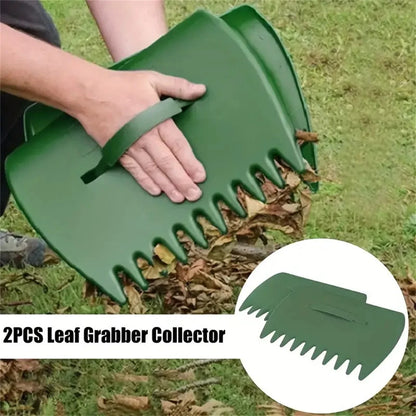 2pcs outdoor leaf clip gardening plastic leaf rake collect garden fallen leaves rake garden tools garden maple leaves