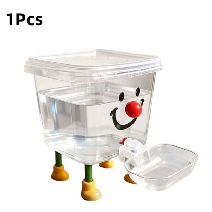 Pet Water Fountain Automatic Gravity Water Dispenser 3L Large Capacity Water Bowl for Cats Dogs Wireless Pet Drinker