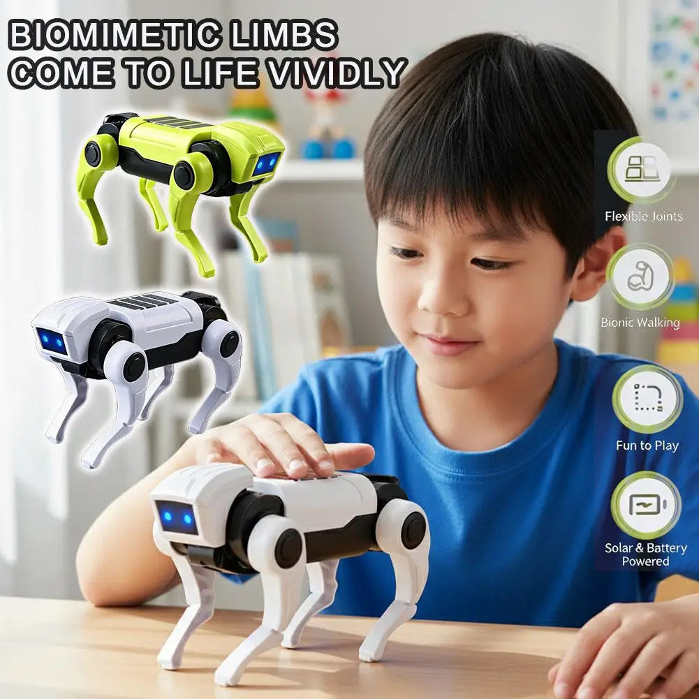 1/3/5Pcs Rc Robot Remote Control Mechanical Dog Toy Science Teaching Assembling Model Electric Set Toys Boys Kids New Year Gifts