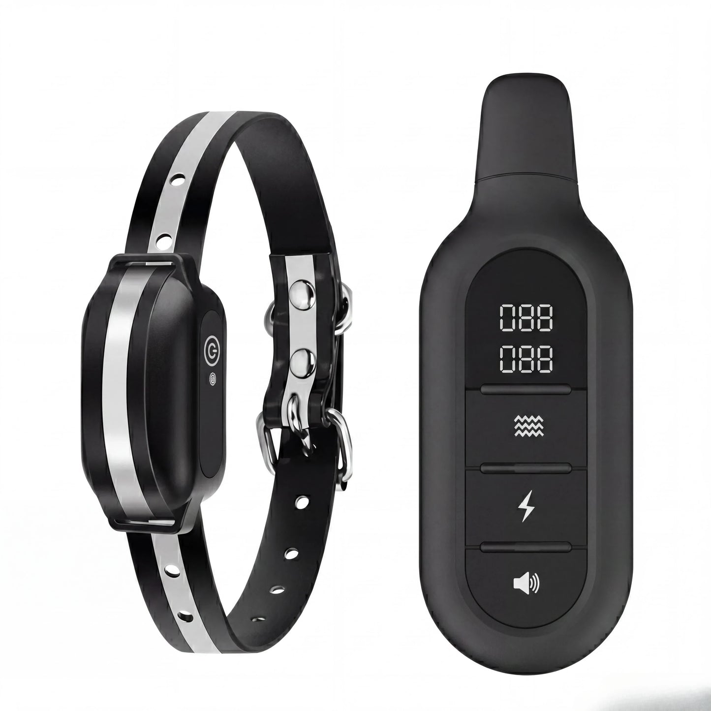 1000M Dog Training Collar Remote Control, Waterproof Rechargeable Dog Bark Collar with Shock Vibration Modes for All Dogs